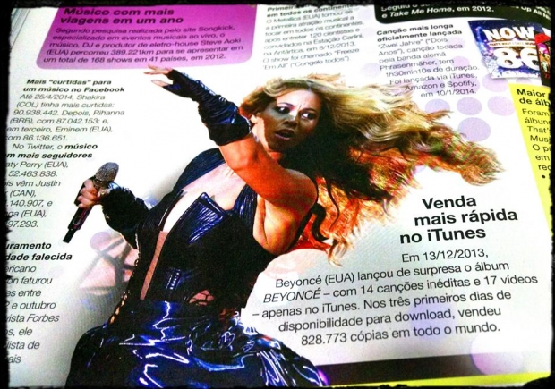 Beyoncé no Guinness Book 2015 (Foto: Reprodução)