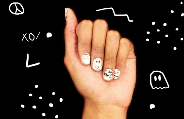 Kit de unhas decorativas 'I Come With a Side of Trouble' (Foto: Divulga&ccedil;&atilde;o)