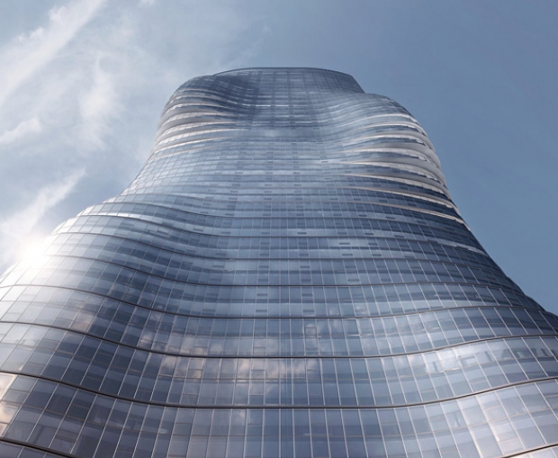 Ponto de vista dos pedestres do pr&eacute;dio inspirado em Beyonc&eacute; (Foto: Divulga&ccedil;&atilde;o)