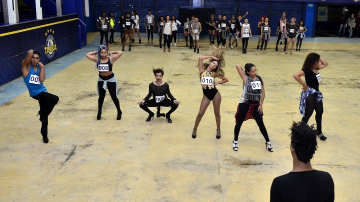 Audi&ccedil;&atilde;o para ala em homenagem &agrave; Beyonc&eacute; na Unidos da Tijuca (Foto: Roberto Teixeira/EGO)