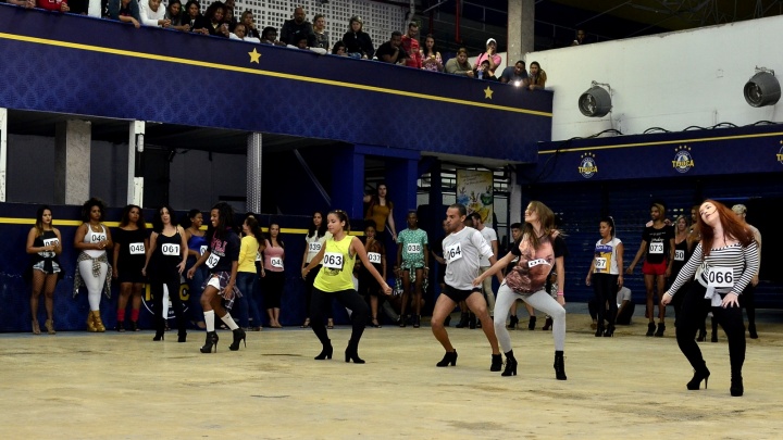 Audição para ala em homenagem à Beyoncé na Unidos da Tijuca (Foto: Roberto Teixeira/EGO)