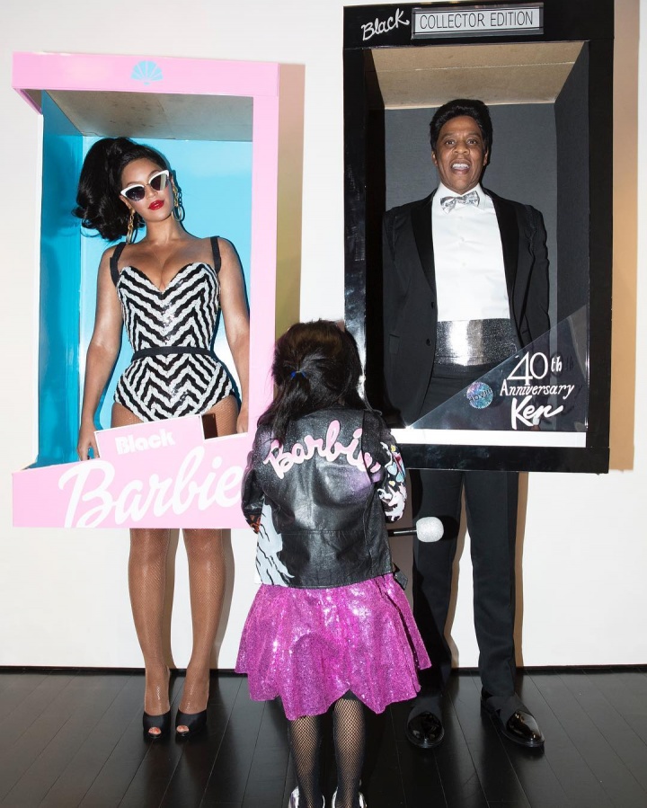 Beyoncé e família vestidos para o Halloween (Foto: Divulgação/Beyoncé)