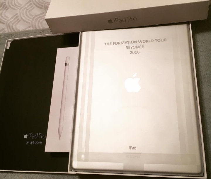 Beyonc&eacute; presenteou equipe com iPad Pro  (Foto: Reprodu&ccedil;&atilde;o)