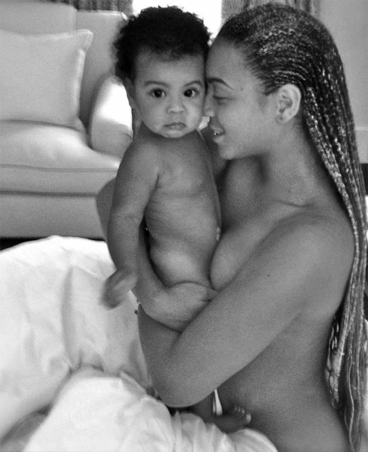 Beyoncé compartilhou imagens da gestação de Blue Ivy (Foto: Divulgação/Beyoncé)