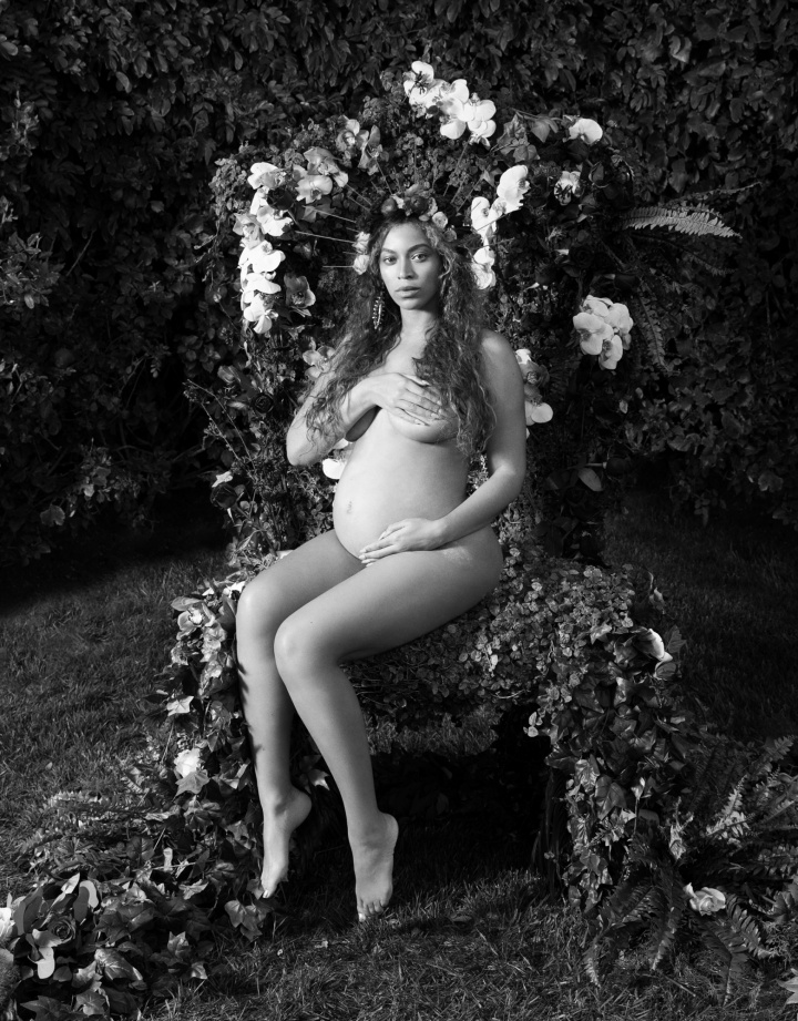 Beyoncé compartilhou imagens da sua gestação de gêmeos (Foto: Divulgação/Beyoncé)