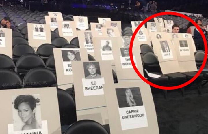 Mapa de assentos do Grammy Awards 2017 (Foto: Reprodu&ccedil;&atilde;o)