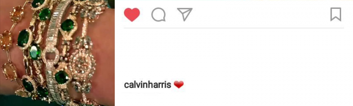 Calvin Harris curte e comenta post de Beyonc&eacute; (Foto: Reprodu&ccedil;&atilde;o)
