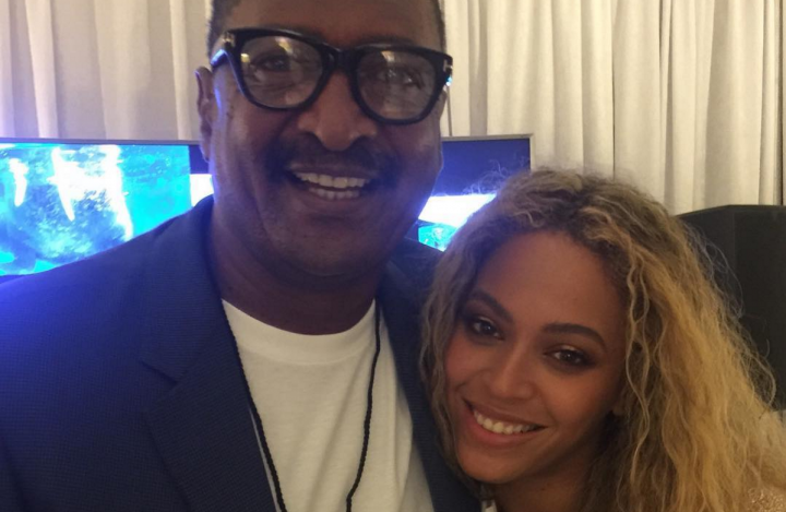 Beyonc&eacute; e o pai, Mathew Knowles (Foto: Divulga&ccedil;&atilde;o)
