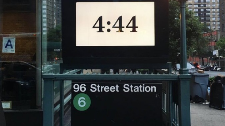 Publicidade '4:44' patrocinada pelo Tidal em Nova York (Foto: Reprodu&ccedil;&atilde;o)