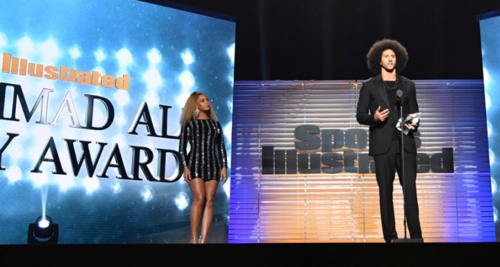 Beyoncé e Colin Kaepernick (Foto: Reprodução/Beyonce.com)