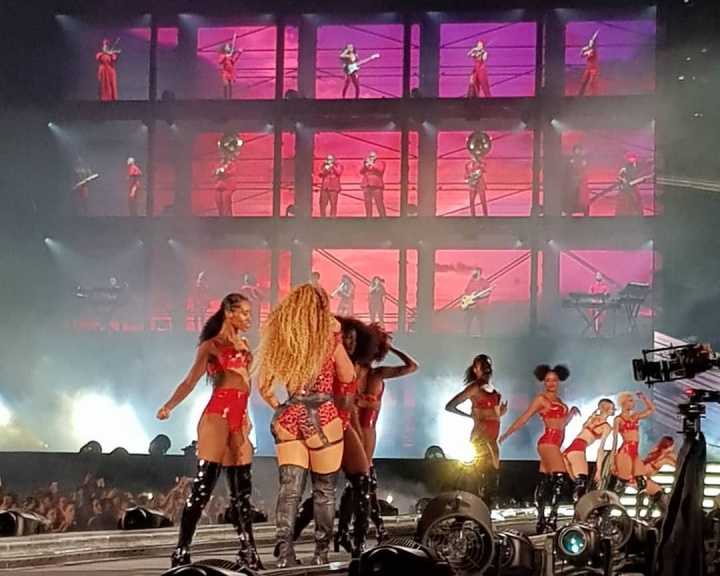 Beyoncé no primeiro show da 'OTR II' (Foto: Reprodução)