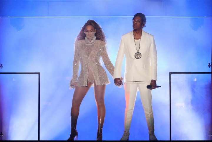 Beyoncé e Jay Z no primeiro show da 'OTR II' (Foto: Divulgação/Beyoncé.com)