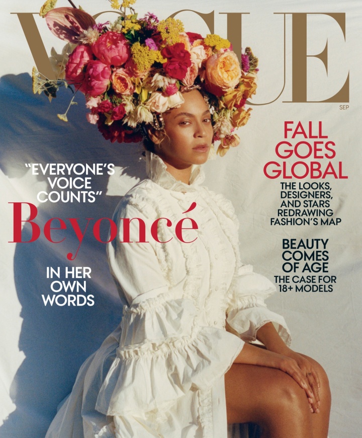 Beyoncé na Vogue US, setembro 2018 (Foto: Divulgação/Vogue)