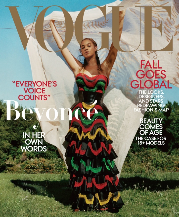 Beyoncé na Vogue US, setembro 2018 (Foto: Divulgação/Vogue)