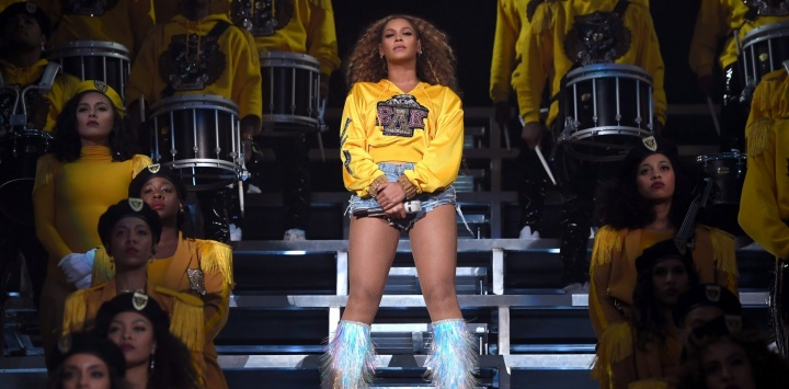 Beyoncé no festival Coachella 2018 (Foto: Reprodução)