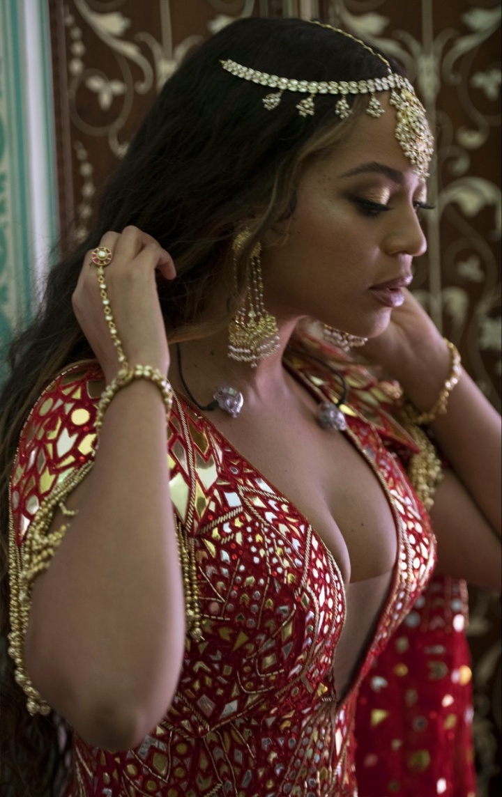 Beyoncé no casamento de Isha Ambani e Anand Piramal, na Índia (Foto: Divulgação/Beyoncé.com)