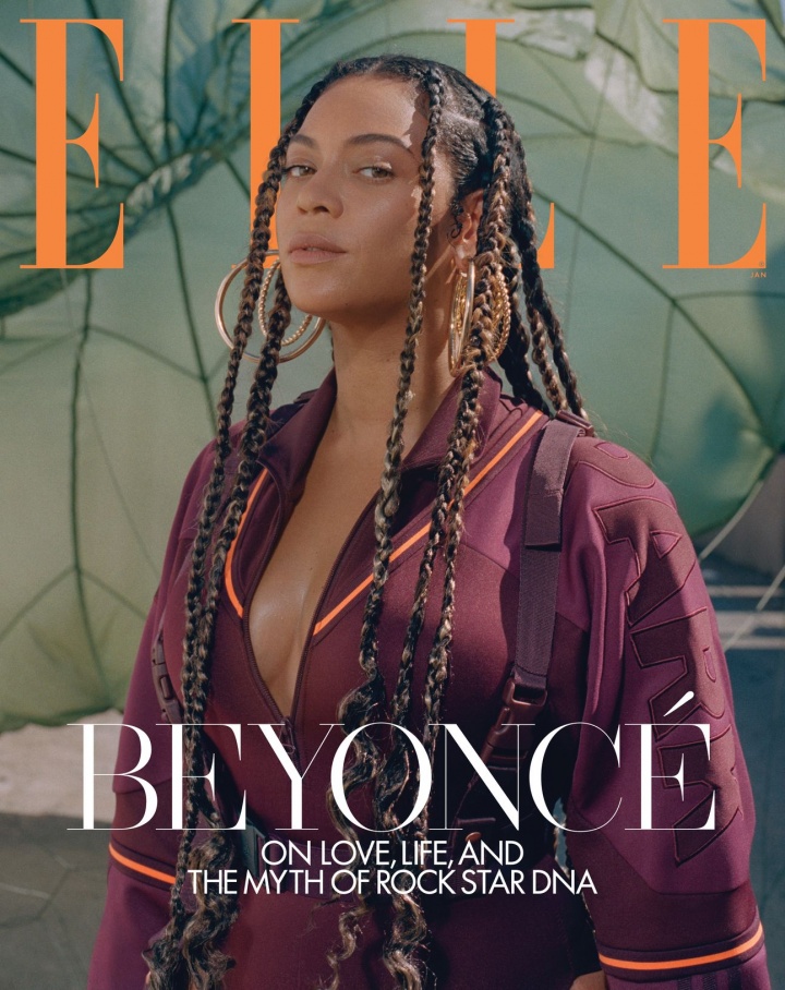 Beyoncé para a ELLE Magazine, janeiro de 2020 (Foto: Divulgação/ELLE)