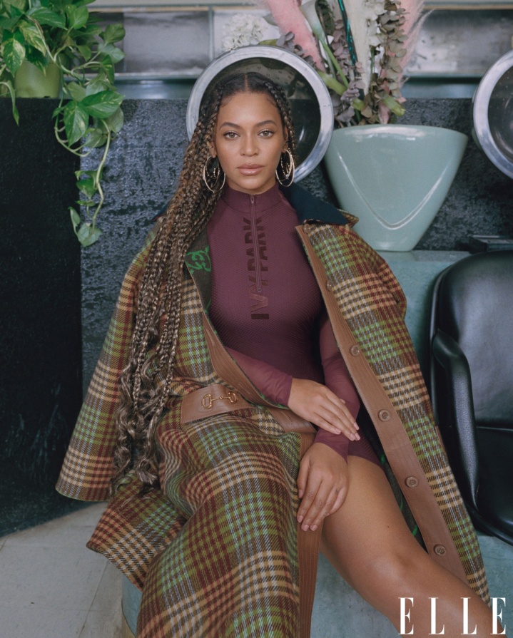 Beyoncé para a ELLE Magazine, janeiro de 2020 (Foto: Divulgação/ELLE)