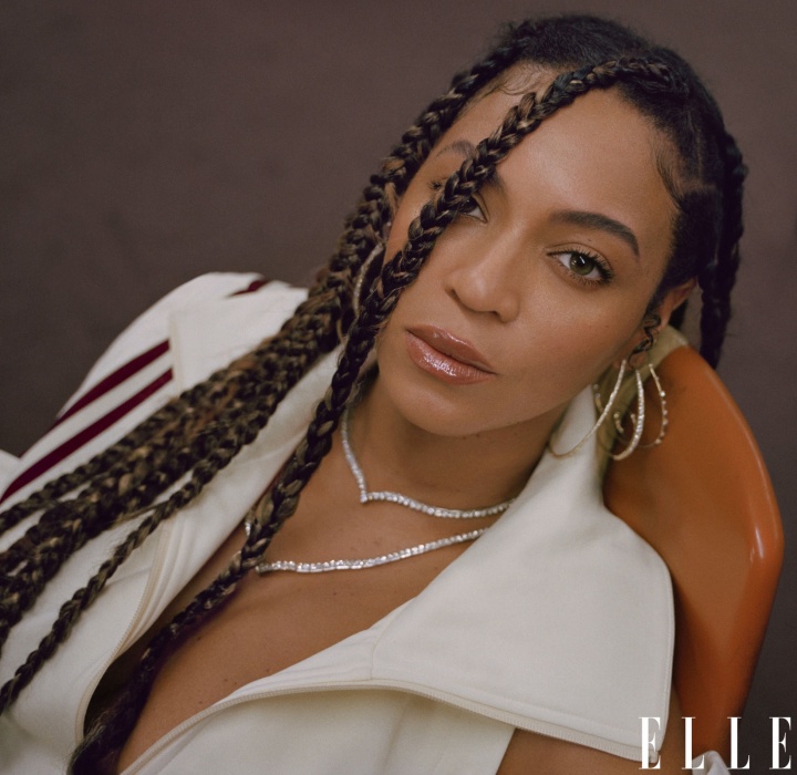 Beyoncé para a ELLE Magazine, janeiro de 2020 (Foto: Divulgação/ELLE)