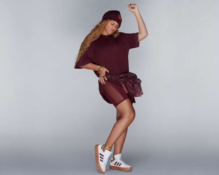 Beyoncé com a coleção adidas x IVY PARK (Foto: Divulgação)