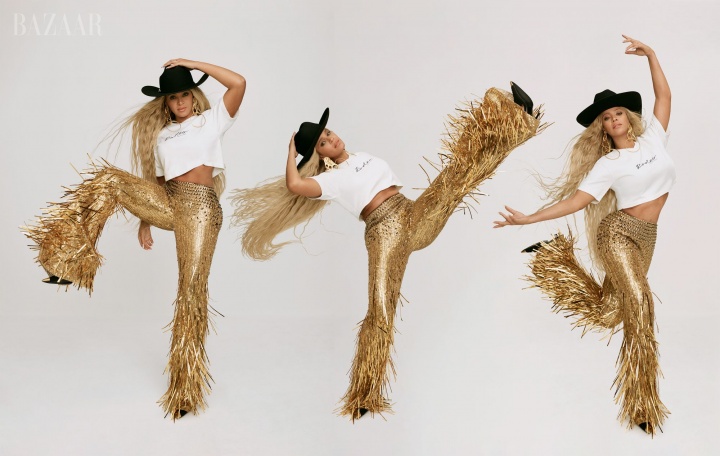 Beyoncé para Harper's Bazaar; setembro 2021 (Foto: Divulgação)