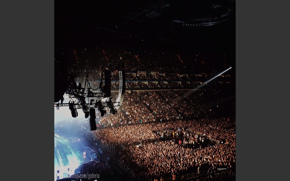 Arena O2, em Londres, lotada! Os seis shows da cantora no mesmo local est&atilde;o esgotados. 