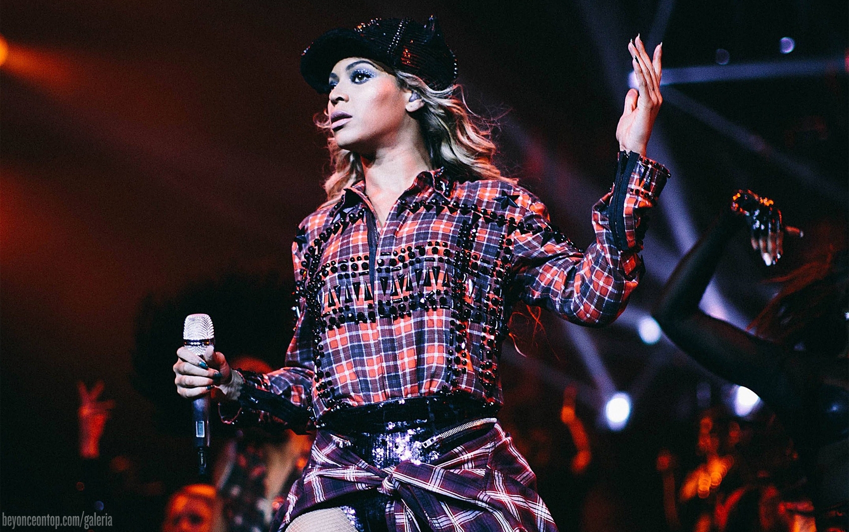 Beyonc&eacute; em Londres. 