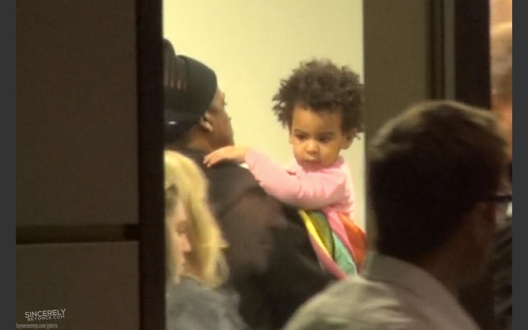 Jay-Z e Blue Ivy. 