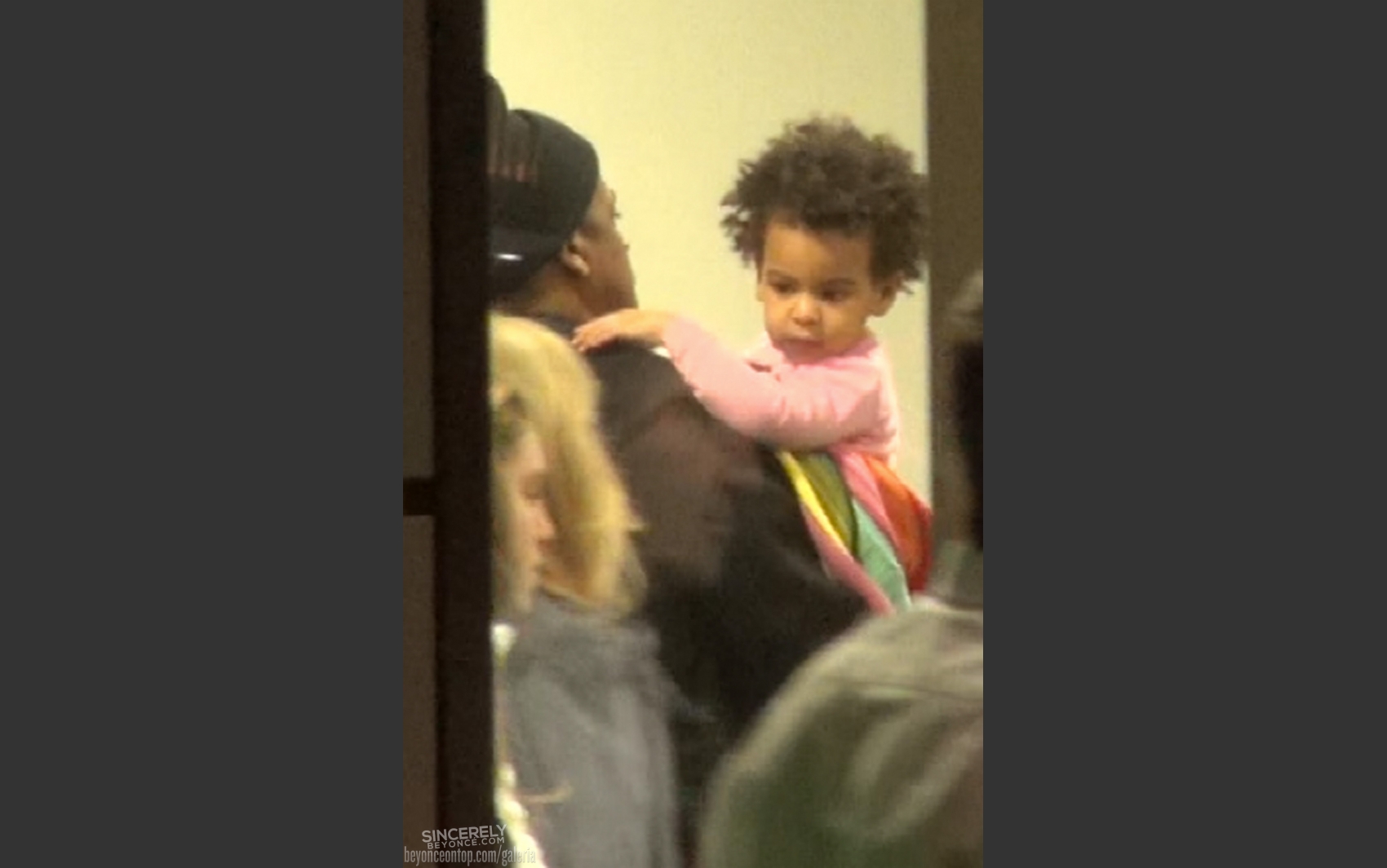 Jay-Z e Blue Ivy. 