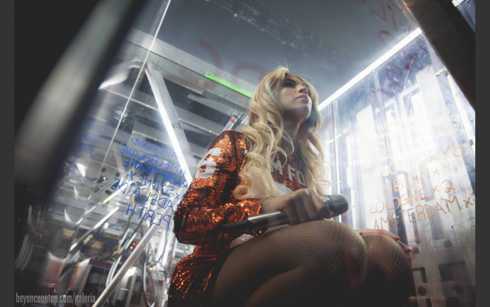 Beyonc&eacute; em Amsterd&atilde;.