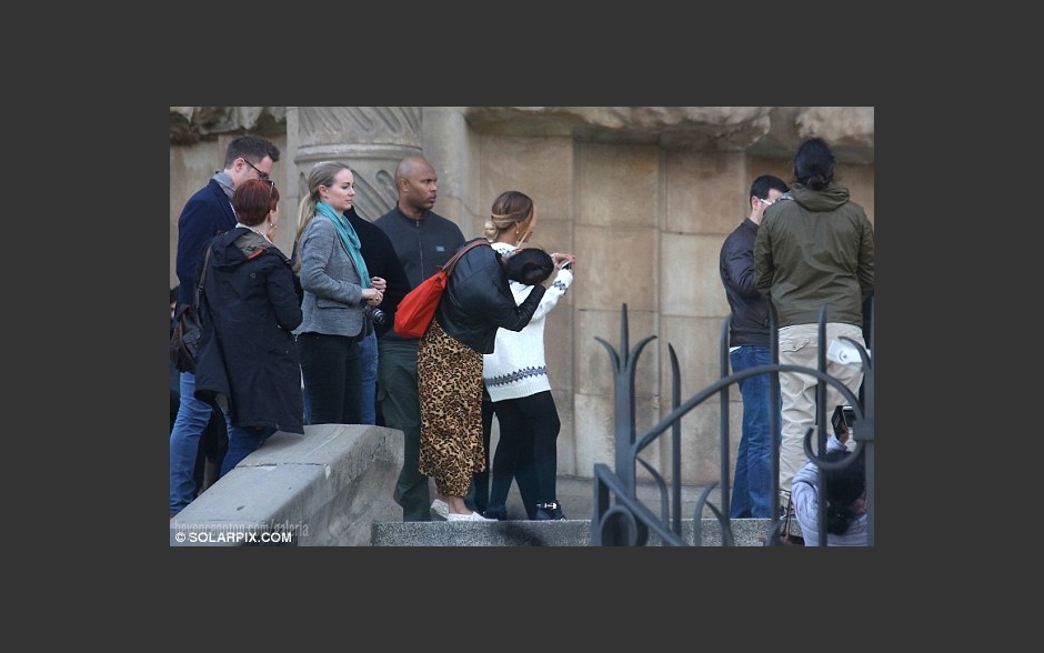 Beyonc&eacute; aproveitou para tirar fotos do passeio. 