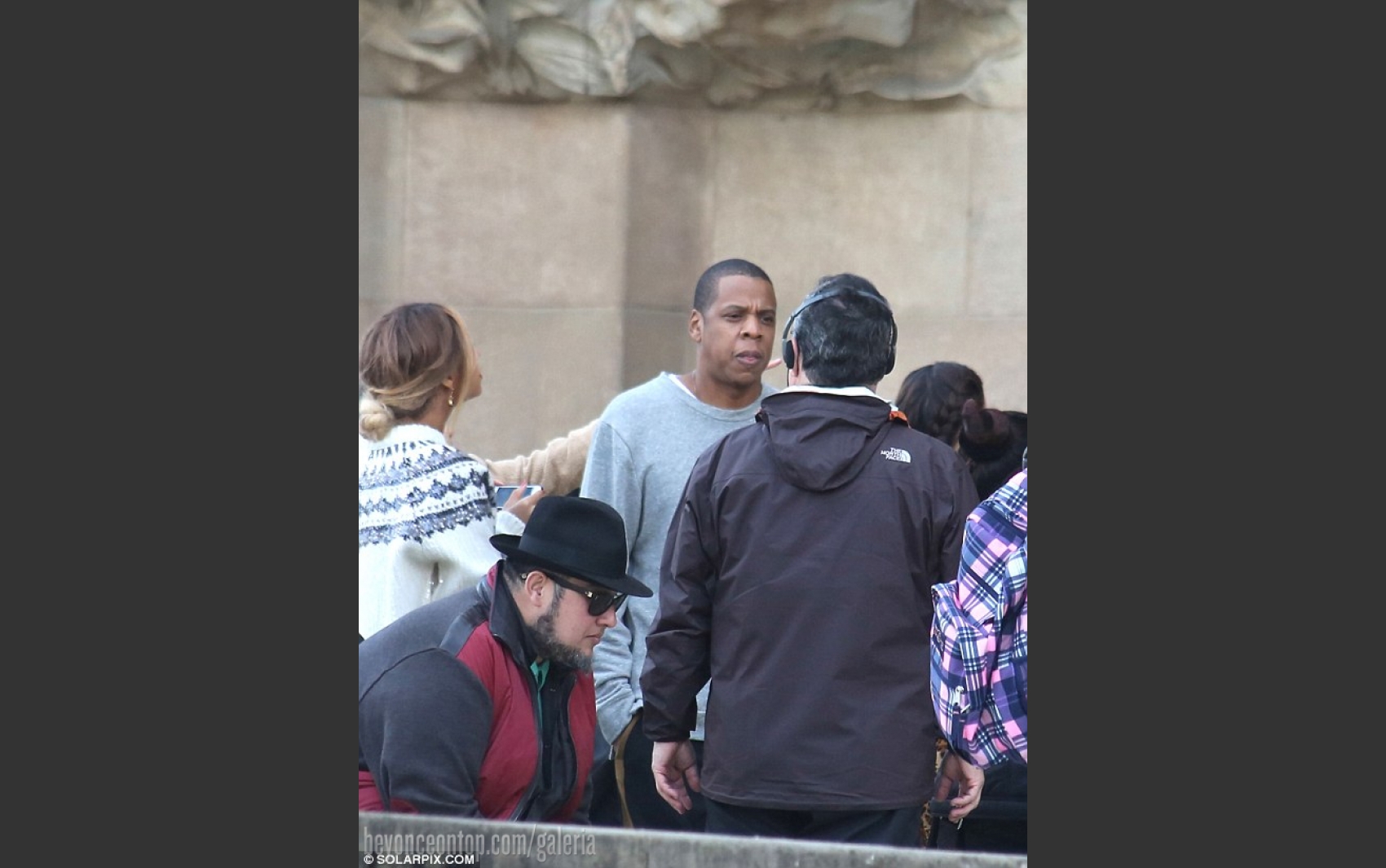 Beyonc&eacute; e Jay-Z em Barcelona. 