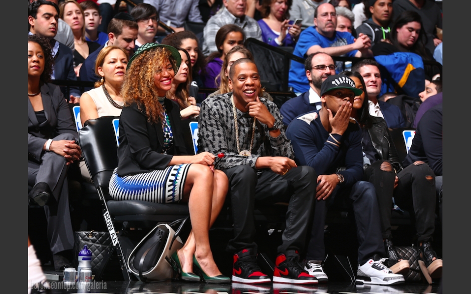 Beyonc&eacute; e Jay-Z. 