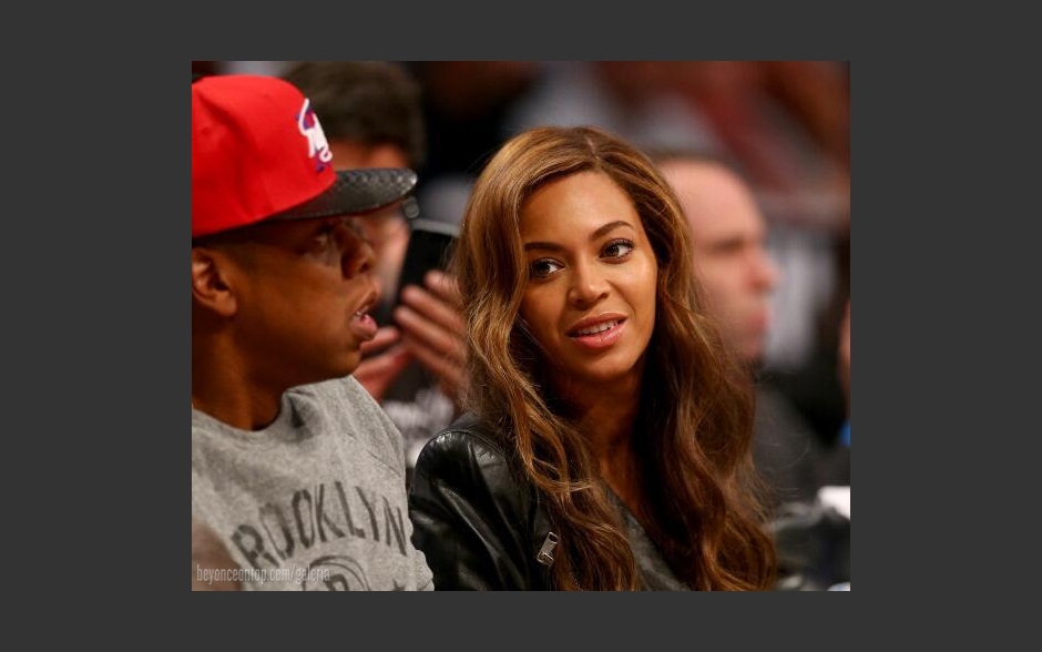 Beyonc&eacute; e Jay-Z. 