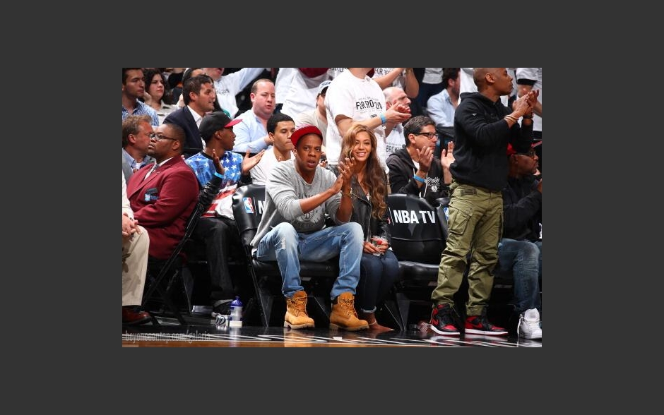 Beyonc&eacute; e Jay-Z. 