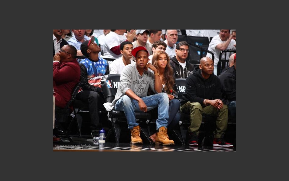 Beyonc&eacute; e Jay-Z. 