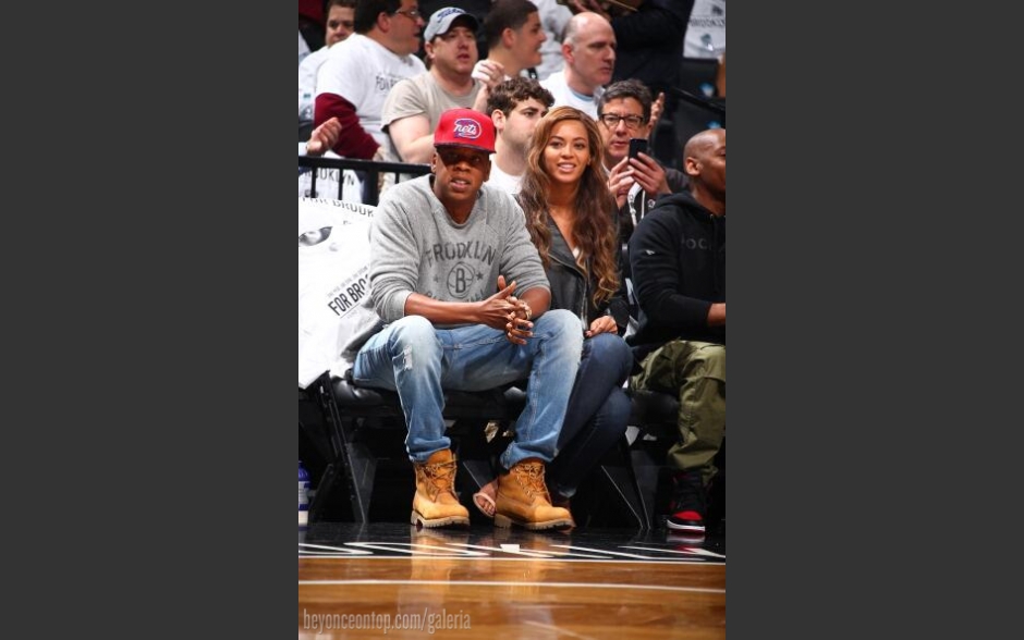 Beyonc&eacute; e Jay-Z. 