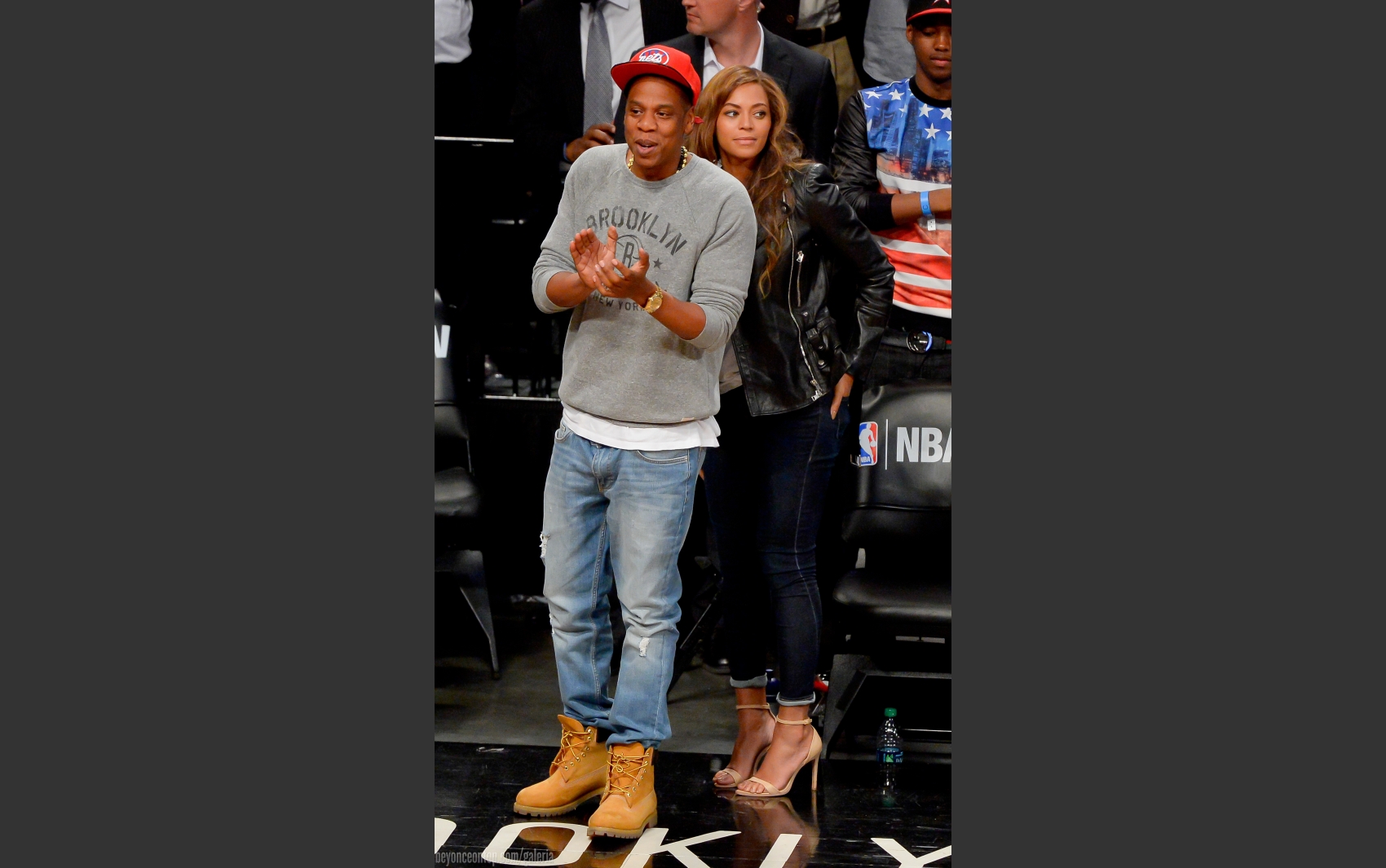 Beyonc&eacute; e Jay-Z. 