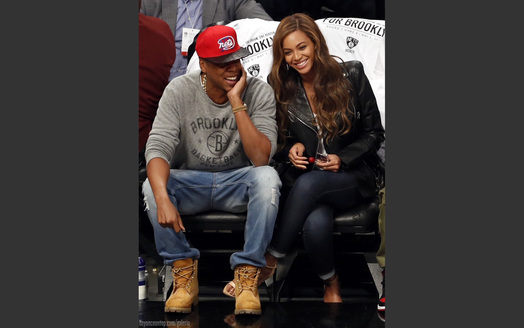 Beyonc&eacute; e Jay-Z. 