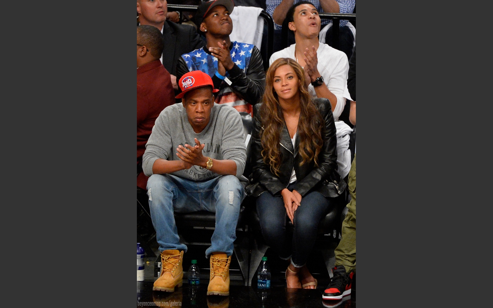 Beyonc&eacute; e Jay-Z. 