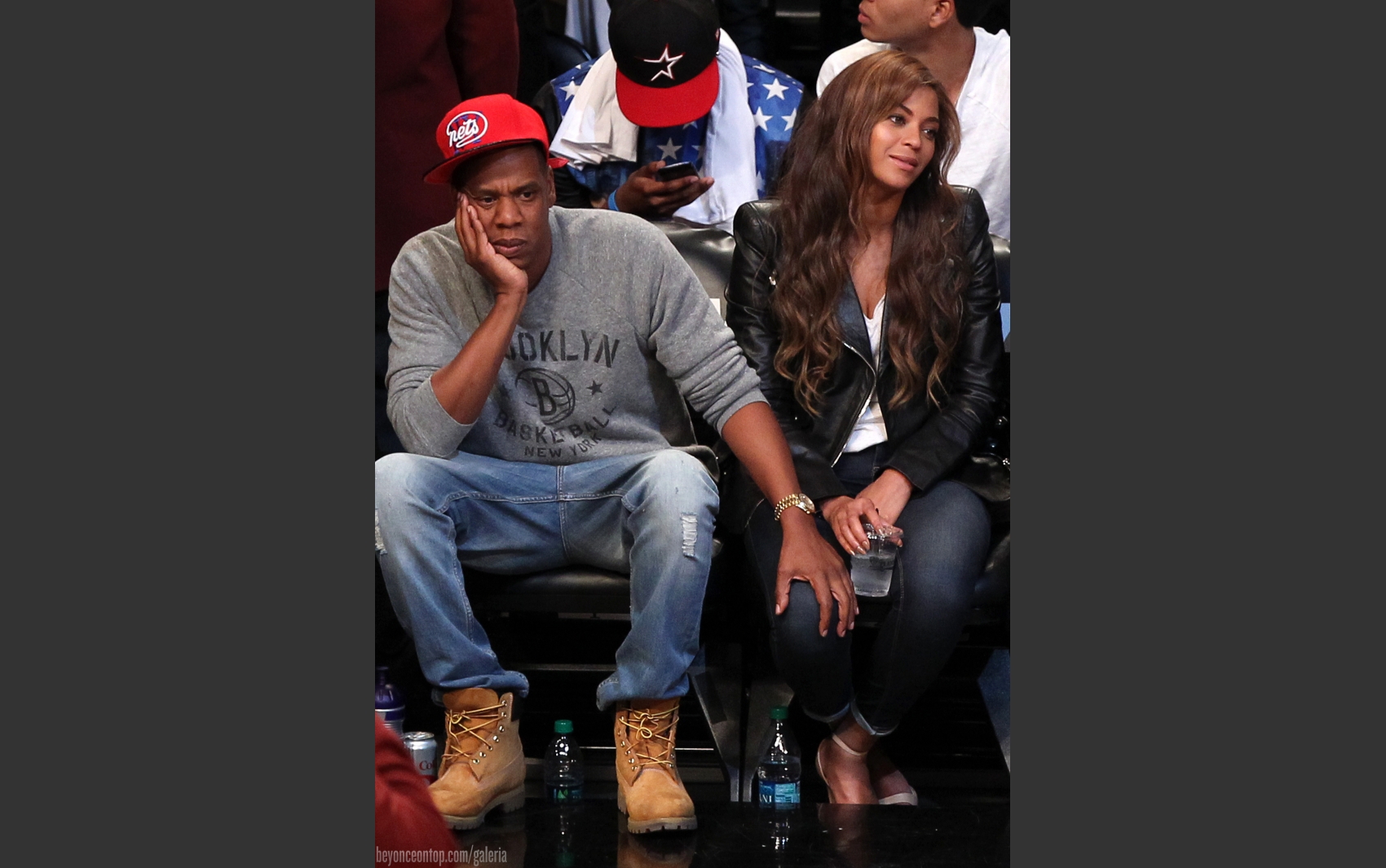 Beyonc&eacute; e Jay-Z. 