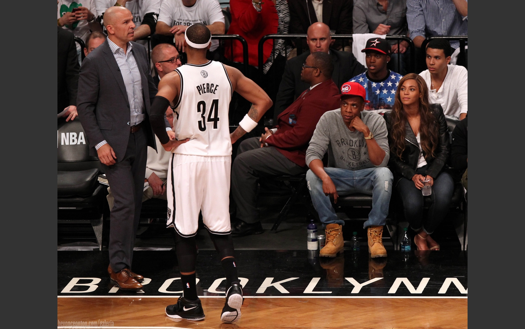 Beyonc&eacute; e Jay-Z. 