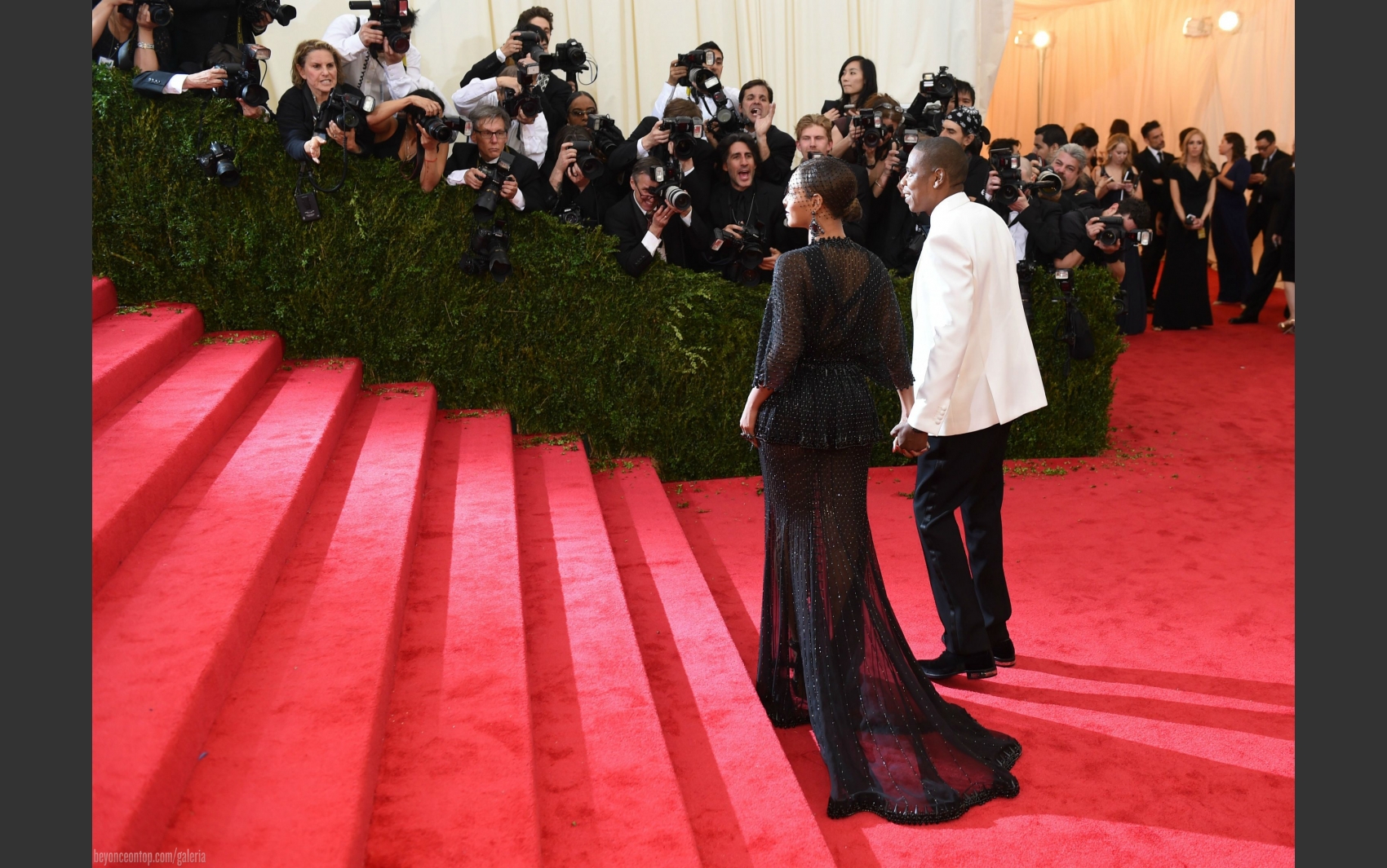 Beyonc&eacute; e Jay-Z. 