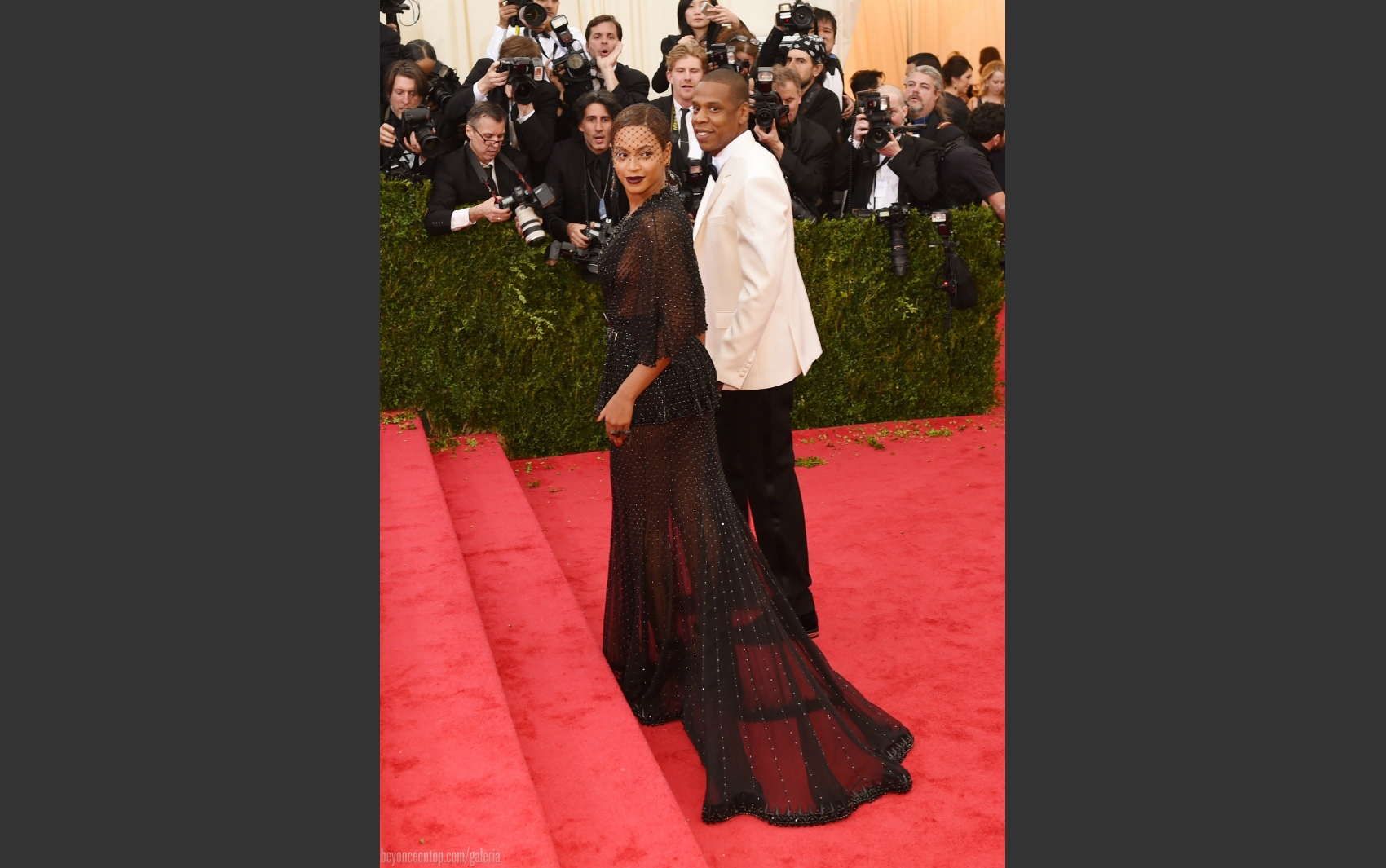 Beyonc&eacute; e Jay-Z. 