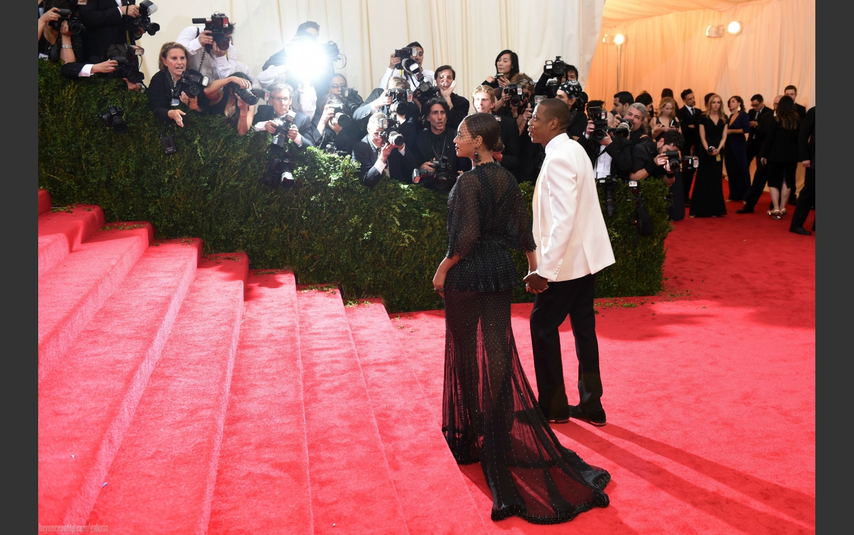 Beyonc&eacute; e Jay-Z. 