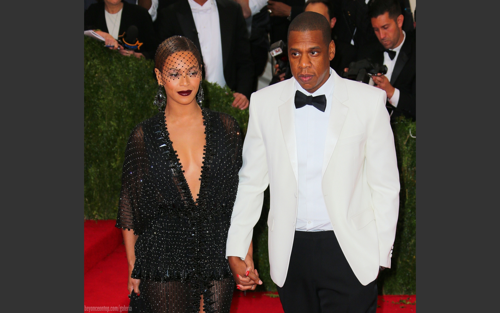 Beyonc&eacute; e Jay-Z. 