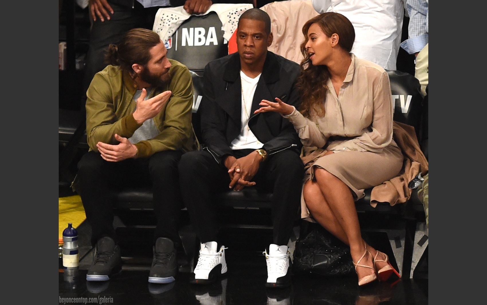 Jake Gyllenhaal, Jay-Z e Beyonc&eacute;.