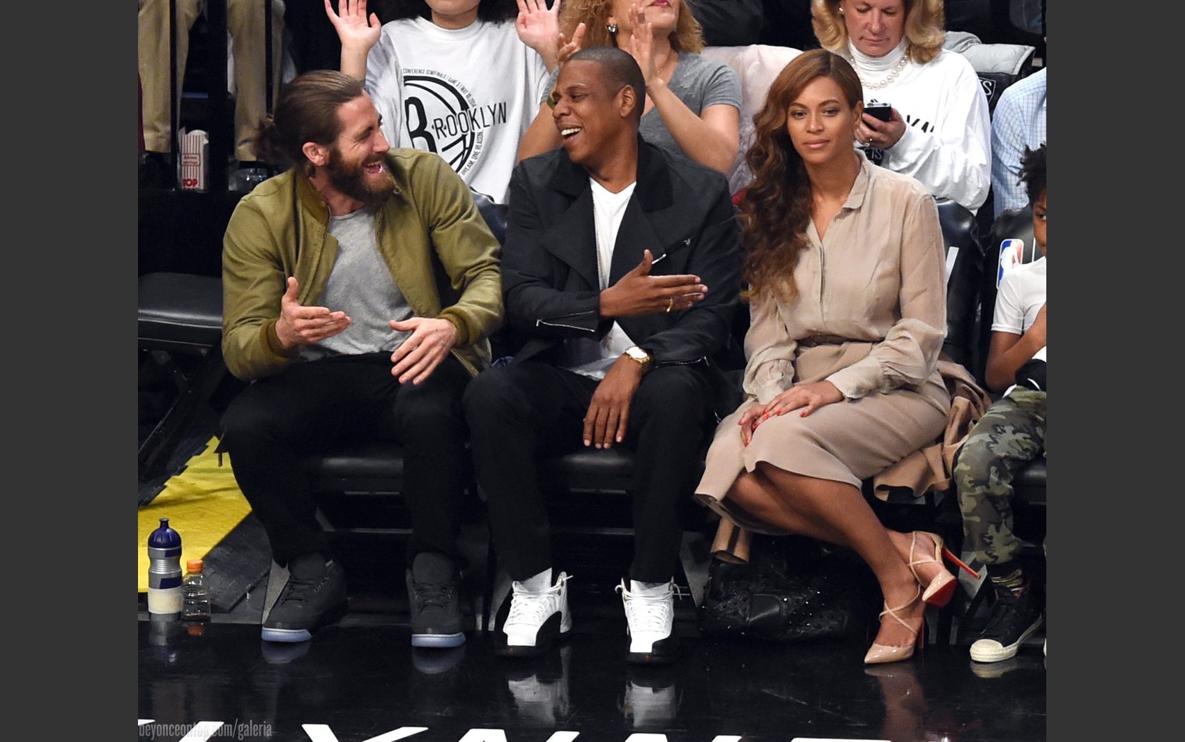 Jake Gyllenhaal, Jay-Z e Beyonc&eacute;.