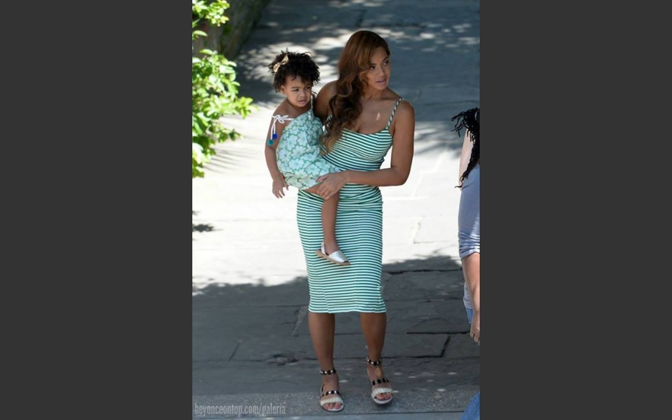 Beyonc&eacute; e Blue Ivy. 