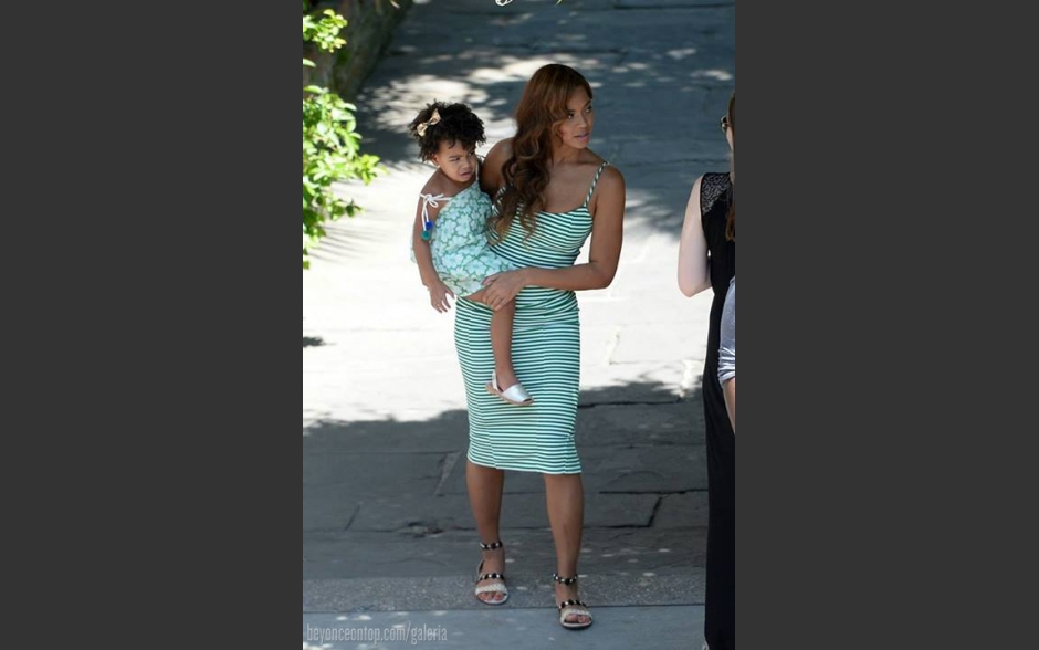 Beyonc&eacute; e Blue Ivy. 